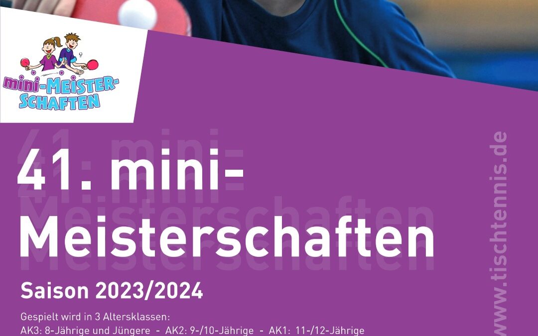 Ortsentscheid mini-Meisterschaften beim MTV Rheinwacht Dinslaken